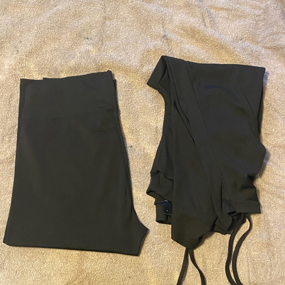2 pairs of SHEIN Black leggings size 1x